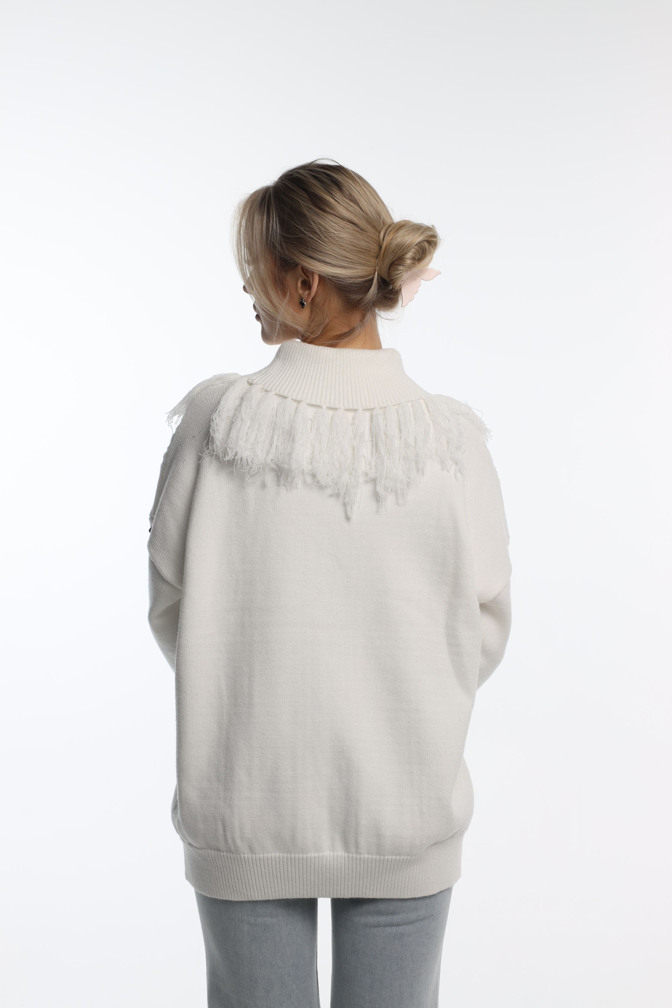 Alexander High Neck Cable Sweater