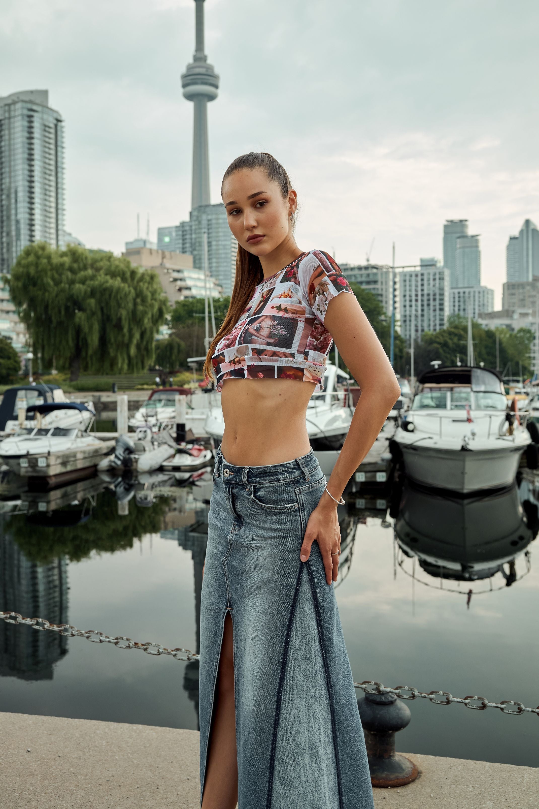 GALLERIA CROP TOP - Love McNicoll